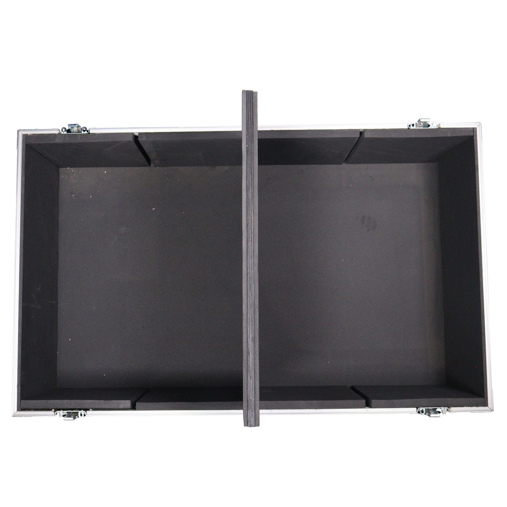 Universal ATA Dual Speaker Flight Case for 2x RCF NX12-SMA Turbosound TFM122m Speaker and similar sizes 23x18x13 in.