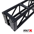 2 Ft. BoltX Black Bolted 12 Inch Professional Box Truss Segment | 3mm Wall – Black Finish