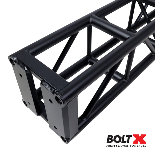 2 Ft. BoltX Black Bolted 12 Inch Professional Box Truss Segment | 3mm Wall – Black Finish