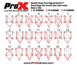 6ft SpanSet slings truss rigging SteelTex™ Round Stage with aircraft steel cable inside - Made in USA