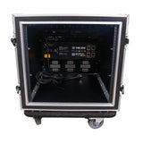 12U Space Shockproof Amp Rack ATA Flight Case 20" Depth