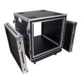 12U Space Shockproof Amp Rack ATA Flight Case 20" Depth