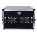 ATA Style 6U Rack Space Shockproof Amp Rack Mount Case 20 in. Depth with recessed handles