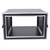 ATA Style 6U Rack Space Shockproof Amp Rack Mount Case 20 in. Depth with recessed handles