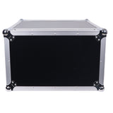 ATA Style 6U Rack Space Shockproof Amp Rack Mount Case 20 in. Depth with recessed handles