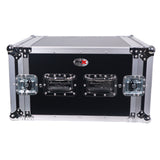 ATA Style 6U Rack Space Shockproof Amp Rack Mount Case 20 in. Depth with recessed handles