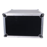ATA Style 6U Rack Space Shockproof Amp Rack Mount Case 20 in. Depth with recessed handles