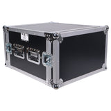 ATA Style 6U Rack Space Shockproof Amp Rack Mount Case 20 in. Depth with recessed handles