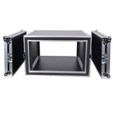 ATA Style 6U Rack Space Shockproof Amp Rack Mount Case 20 in. Depth with recessed handles