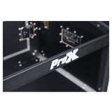 8U Vertical Rack Mount Flight Case with 10U Top for Mixer Combo Amp Rack with Laptop Shelf