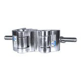 Aluminum Pro O-Style M10 Dual Clamp with Big Wing Knob for 2" Truss Tube Capacity 1102 lbs.