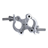 Aluminum Pro O-Style M10 Dual Clamp with Big Wing Knob for 2" Truss Tube Capacity 1102 lbs.
