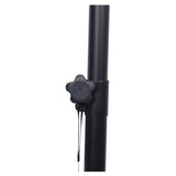 Height Adjustable DJ Lighting Stand with (2) Side Bars – adjusts up to 12 Ft Height
