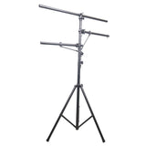 Height Adjustable DJ Lighting Stand with (2) Side Bars – adjusts up to 12 Ft Height