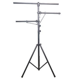 Height Adjustable DJ Lighting Stand with (2) Side Bars – adjusts up to 12 Ft Height