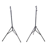 Set of (2) 9 Ft. Lighting Stand Package with T-Bars and Carrying Bag