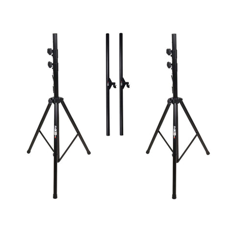 12 Ft Height Adjustable DJ Lighting Stand with (3) I-beam Sections – adjusts up to 12'H x 15'W