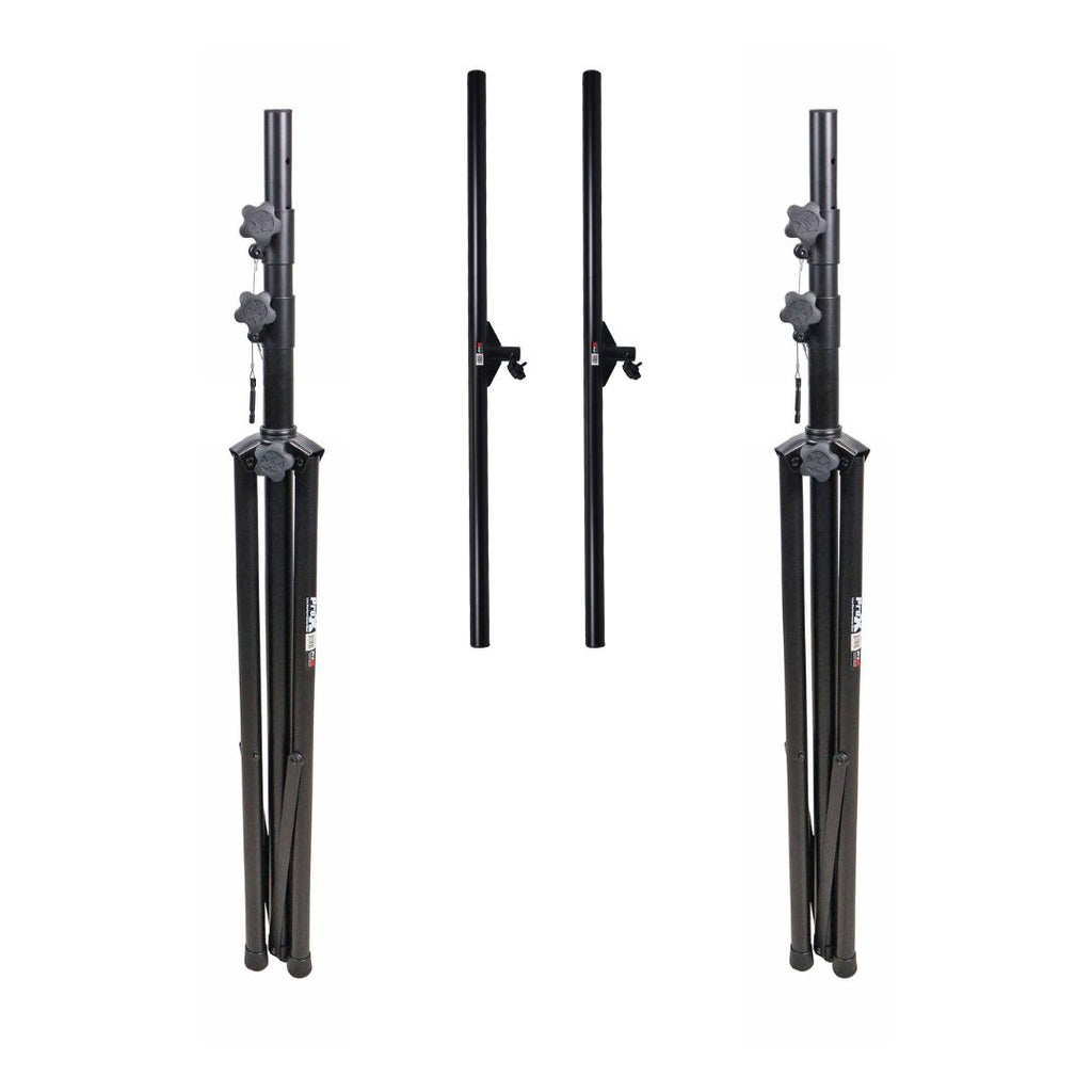 12 Ft Height Adjustable DJ Lighting Stand with (3) I-beam Sections – adjusts up to 12'H x 15'W