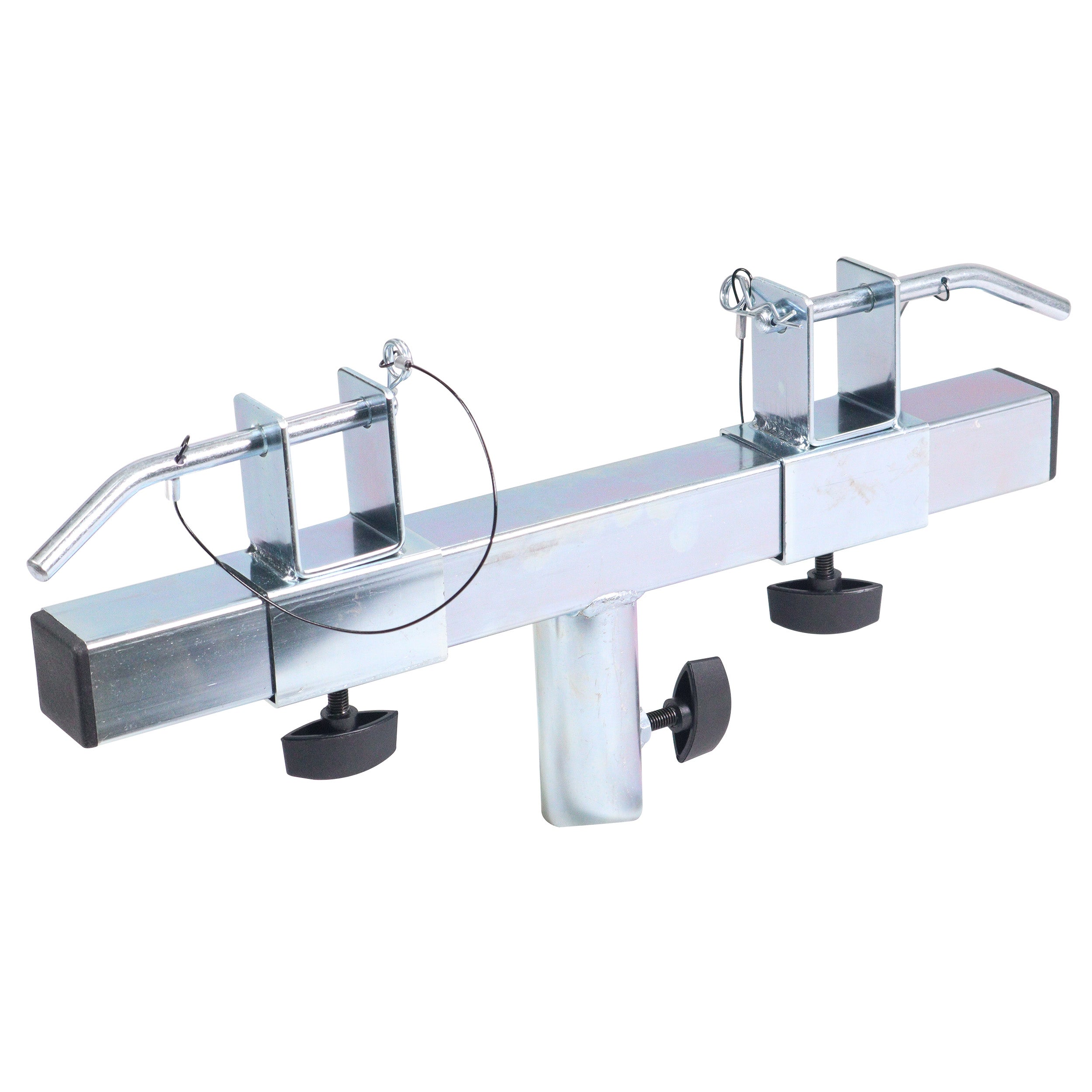 Set of (2) 8.5 Ft Crank Stands with T-Bars Supports Triangle Truss Segments for Stage and DJ Lighting