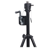 Set of (2) 8.5 Ft Crank Stands with T-Bars Supports Triangle Truss Segments for Stage and DJ Lighting