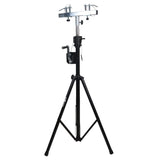 10-Feet Height Adjustable Portable Crank Lighting Stand System with included 2x T-Bars Triangle Truss for 5ft 10ft 15ft Width