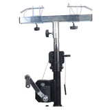 Set of (2) 8.5 Ft Crank Stands with T-Bars Supports Triangle Truss Segments for Stage and DJ Lighting