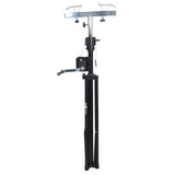 Set of (2) 8.5 Ft Crank Stands with T-Bars Supports Triangle Truss Segments for Stage and DJ Lighting