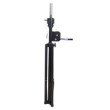 Set of (2) 8.5 Ft Crank Stands with T-Bars Supports Triangle Truss Segments for Stage and DJ Lighting