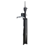 Set of (2) 8.5 Ft Crank Stands with T-Bars Supports Triangle Truss Segments for Stage and DJ Lighting