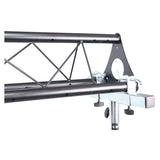 10-Feet Height Adjustable Portable Crank Lighting Stand System with included 2x T-Bars Triangle Truss for 5ft 10ft 15ft Width