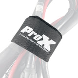 Pack of 5 Reusable 20" x 2" Cable Tie Strap with Velcro Hook and Adjustable Loop Fastener Cable Management