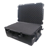 UltronX LARGE Water Resistant ABS Molded Portable Storage Case for Audio Camera Tactical includes cut pluck foam - 29x19x9 in.