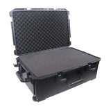 UltronX LARGE Water Resistant ABS Molded Portable Storage Case for Audio Camera Tactical includes cut pluck foam - 29x19x9 in.