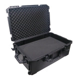 UltronX LARGE Water Resistant ABS Molded Portable Storage Case for Audio Camera Tactical includes cut pluck foam - 29x19x9 in.