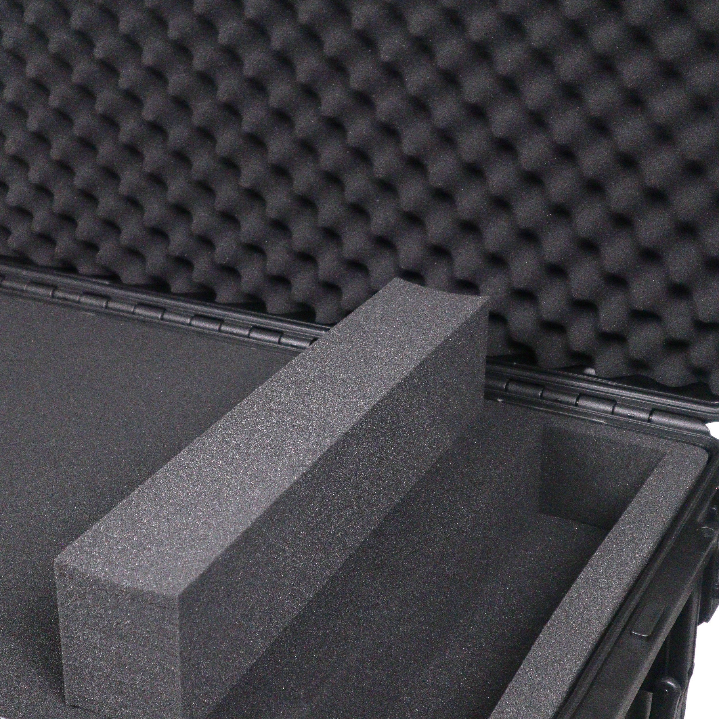 UltronX MEDIUM Water Resistant ABS Molded Portable Storage Case for Audio Camera Tactical includes cut pluck foam - 14x19x7.5