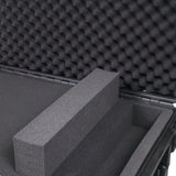 UltronX MEDIUM Water Resistant ABS Molded Portable Storage Case for Audio Camera Tactical includes cut pluck foam - 14x19x7.5