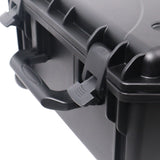 UltronX LARGE Water Resistant ABS Molded Portable Storage Case for Audio Camera Tactical includes cut pluck foam - 29x19x9 in.