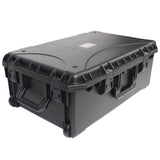 UltronX LARGE Water Resistant ABS Molded Portable Storage Case for Audio Camera Tactical includes cut pluck foam - 29x19x9 in.