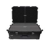 UltronX LARGE Water Resistant ABS Molded Portable Storage Case for Audio Camera Tactical includes cut pluck foam - 29x19x9 in.