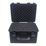 UltronX Plastic Water Tight Molded Travel Case Stores up to (16) Wireless and Wired Microphones