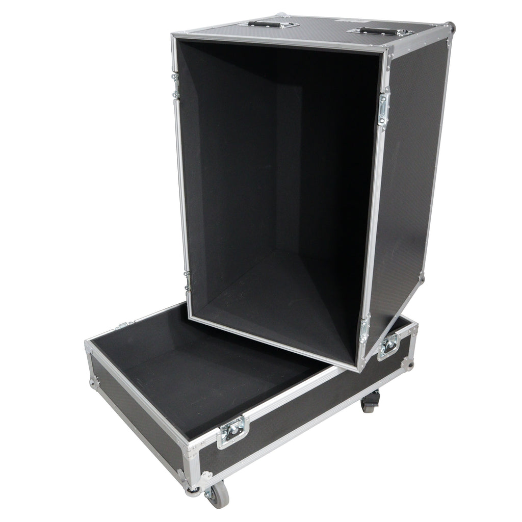 Universal Speaker Flight Case Fits 2x QSC LA112, FBT HORIZON VHA 112SN, Mackie DRM12A and more, 30x26x18 in.