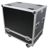 Universal ATA Single Speaker Flight Case fits most sized speakers 27x30x18 in.