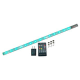 GLOLITE 20" RGB LED Accent Lighting Fixture Aluminum Body RF Remote Controlled USB Powered