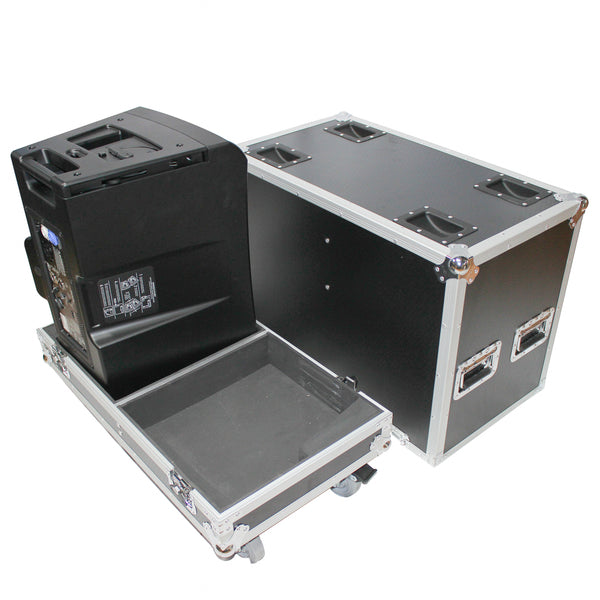 Flight-Road Case for 2 QSC KLA12 Speakers