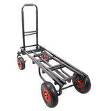 ProX X-ROLLNRUN Folding Mani-Cart Rolling Utility Dolly Height Adjustable Rolling Hand Truck