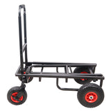 ProX X-ROLLNRUN Folding Mani-Cart Rolling Utility Dolly Height Adjustable Rolling Hand Truck