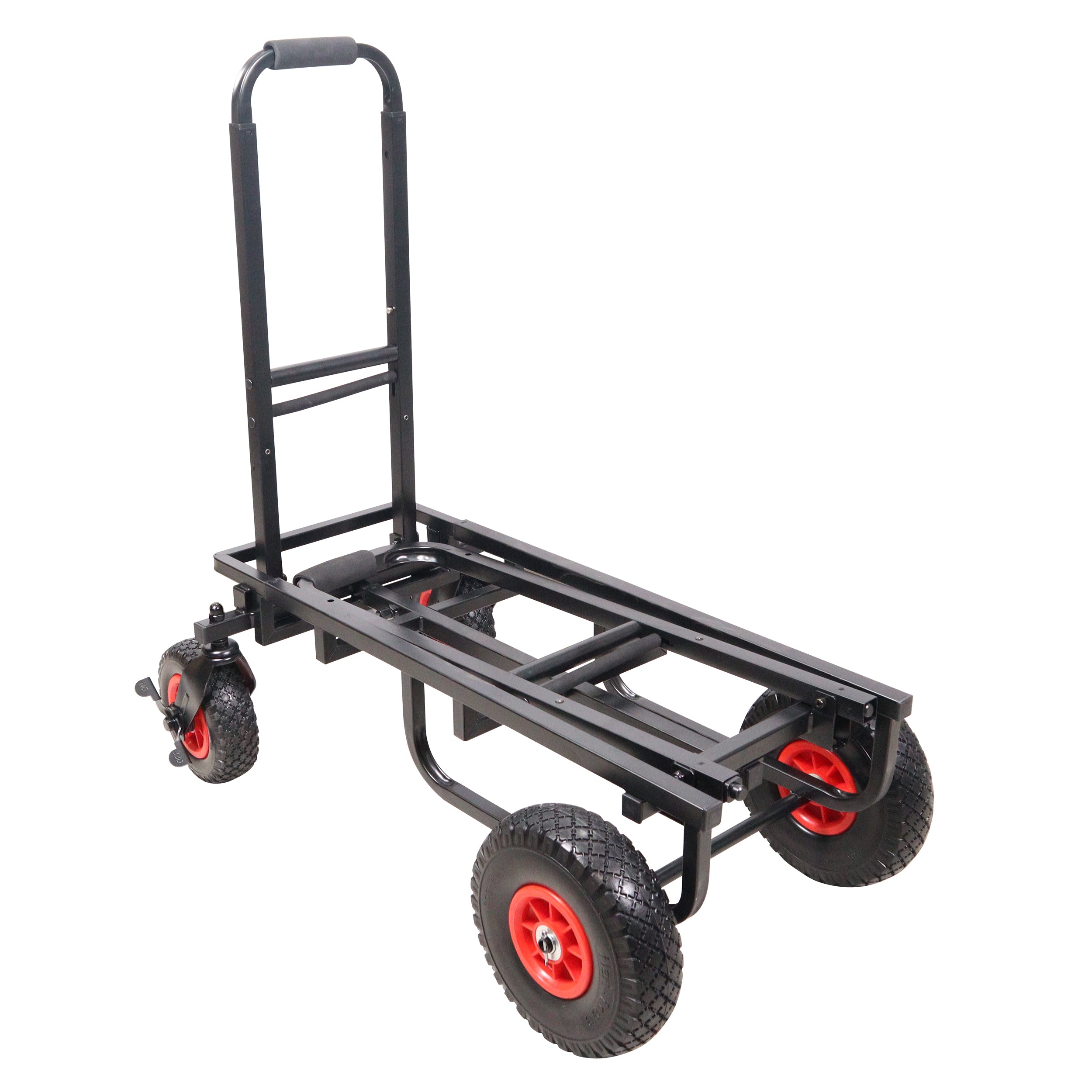 ProX X-ROLLNRUN Folding Mani-Cart Rolling Utility Dolly Height Adjustable Rolling Hand Truck