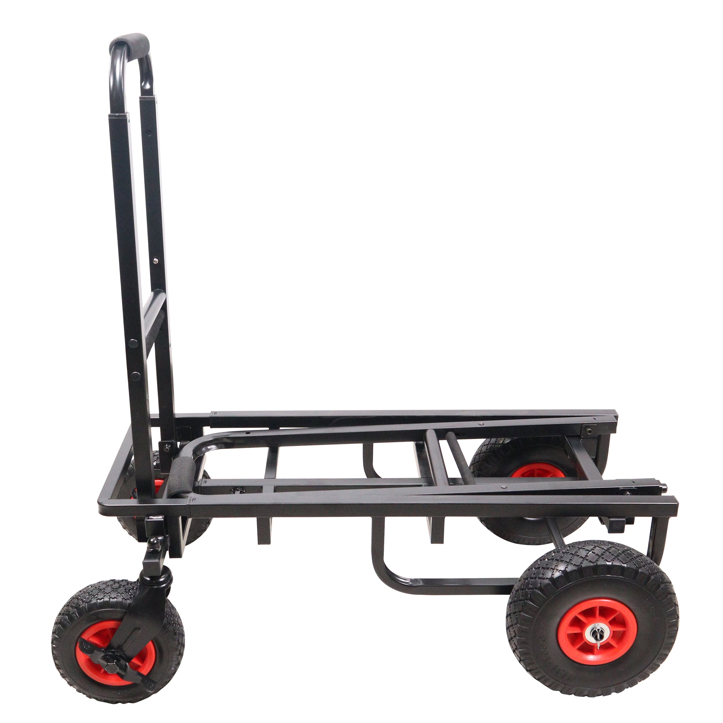 ProX X-ROLLNRUN Folding Mani-Cart Rolling Utility Dolly Height Adjustable Rolling Hand Truck