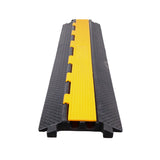 2-Channel Rubber Cable Protector Ramp Speed Bump Cover Indoor Outdoor – Supports up to 60 Tons