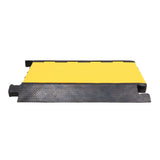 4-Channel Rubber Cable Protector Ramp Speed Bump Cover Indoor Outdoor – Supports up to 60 Tons